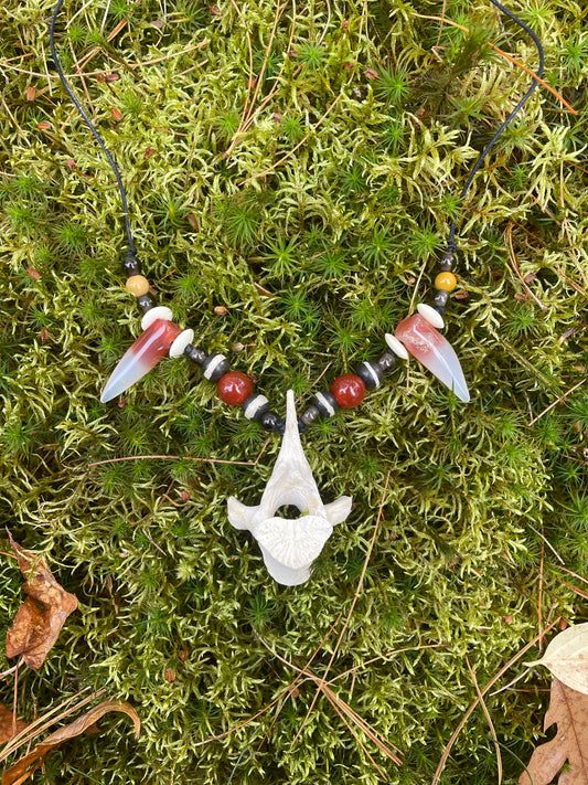 Mountain Lion Vertebrae Necklace